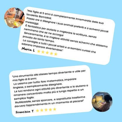 Tavoletta luminosa Bambikid™