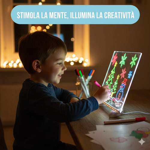 Tavoletta Luminosa Educativa – Stimola la Creatività Senza Schermi